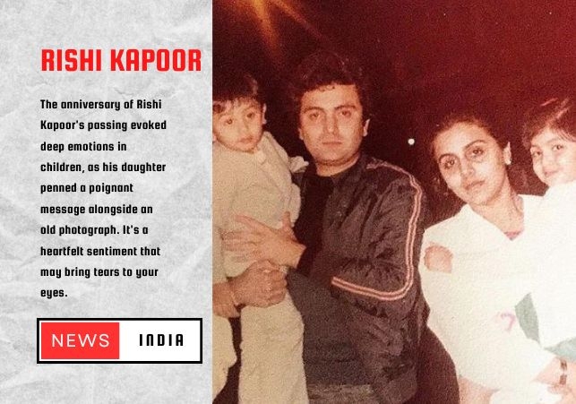 Rishi Kapoor's death anniversary