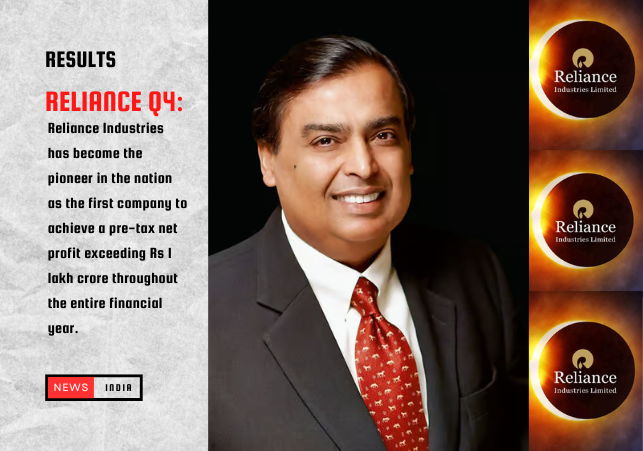Reliance Industries Achieves Milestone: Pre-Tax Profit Surpasses Rs 1 Lakh Crore; Jio Platforms and Reliance Retail See Strong Growth