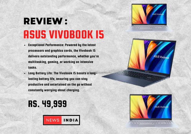 Sleek Design: The Asus 2024 Vivobook 15 features a modern and stylish design